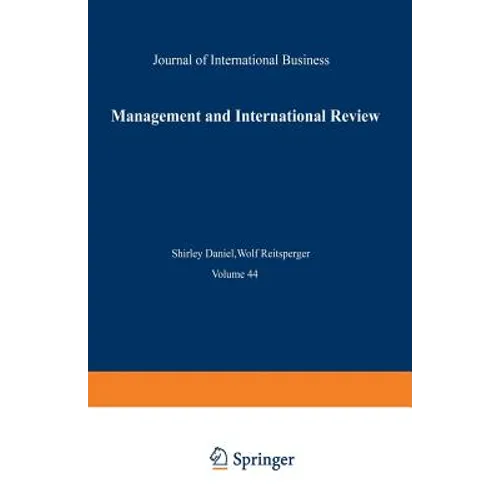 Management and International Review: Challenges of Globalization - Paperback
