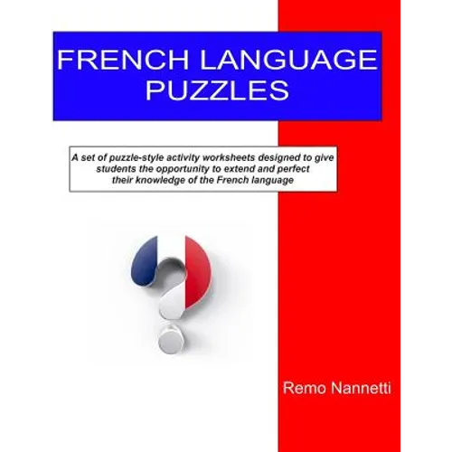 French Language Puzzles - Paperback