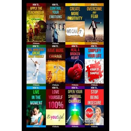 12 books in 1: Happiness, Self-Esteem, Personal Growth, Stress Management, Self-Help, Mindfulness & Meditation, Body-Mind-Spirit, Mot - Paperback