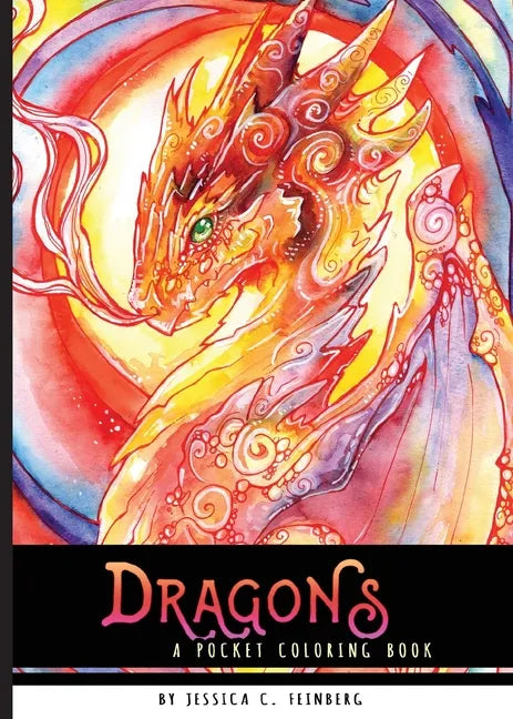 Dragons Pocket Coloring Book - Paperback