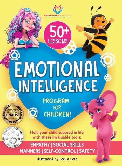 Emotional Intelligence Program for Children featuring Sparkelina: 58 Lessons (5 books in 1) - Hardcover