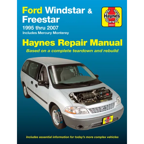 Ford Windstar 1995-07, Ford Freestar & Mercury Monterey 2004-07 - Paperback