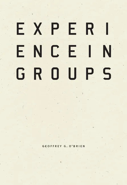 Experience in Groups - Paperback