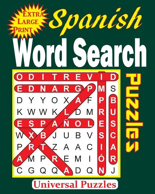 Spanish Word Search Puzzles - Paperback