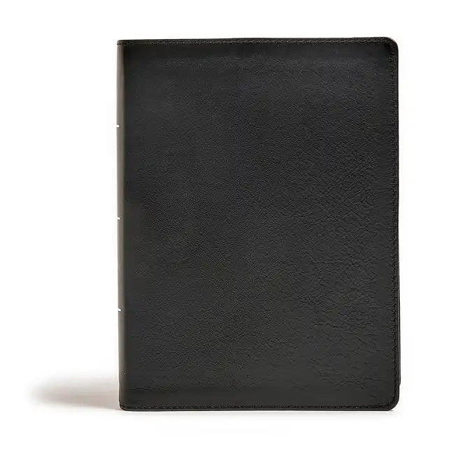 CSB Tony Evans Study Bible, Black Genuine Leather, Indexed: Study Notes and Commentary, Articles, Videos, Easy-To-Read Font - Leather