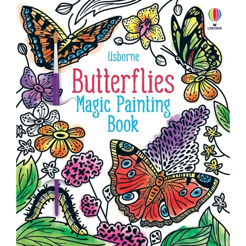 Butterflies Magic Painting Book - Paperback