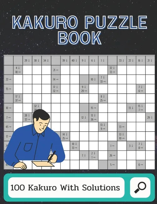 Kakuro Puzzle Book: Keep Your Brain Young (Large Print Puzzles) - Paperback