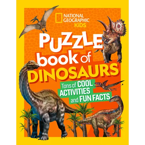 National Geographic Kids Puzzle Book of Dinosaurs - Paperback