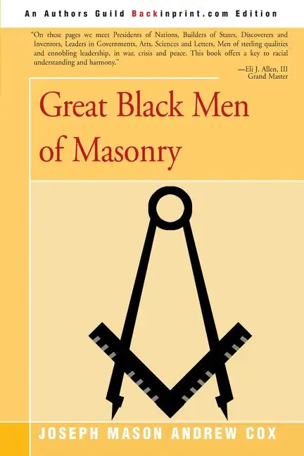 Great Black Men of Masonry - Paperback