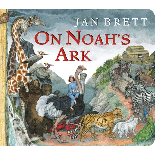 On Noah's Ark (Oversized Lap Board Book) - Board Book