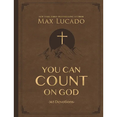 You Can Count on God, Large Text Leathersoft: 365 Devotions - Imitation Leather