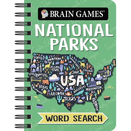 Brain Games - To Go - National Parks Word Search - Spiral