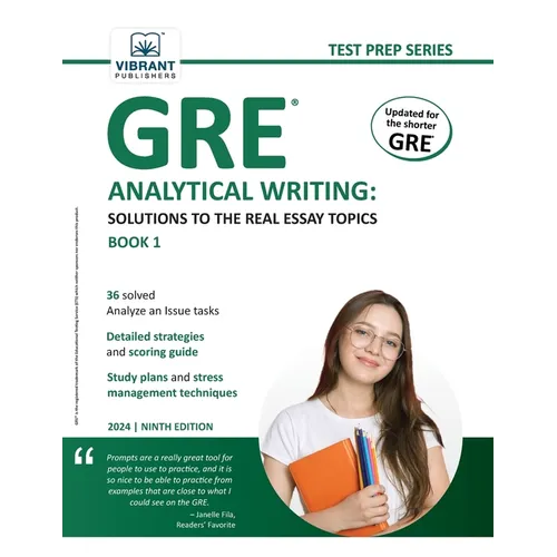 GRE Analytical Writing: Solutions to the Real Essay Topics - Book 1 - Paperback