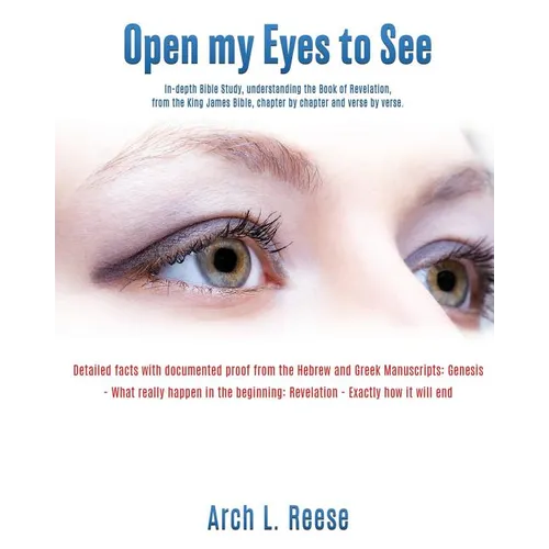 Open My Eyes To See - Paperback
