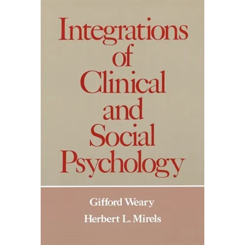 Integrations of Clinical and Social Psychology - Paperback