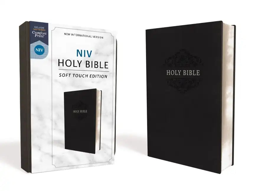 NIV, Holy Bible, Soft Touch Edition, Imitation Leather, Black, Comfort Print - Imitation Leather