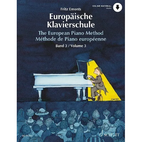The European Piano Method - Volume 3: Book/Online Audio - Paperback