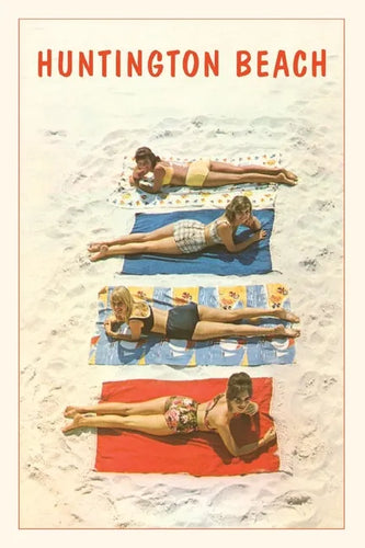 The Vintage Journal Bathing Beauties, Huntington Beach, California - Paperback