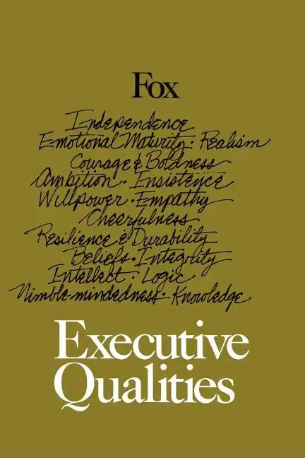 Executive Qualities - Paperback