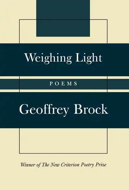 Weighing Light: Poems - Hardcover