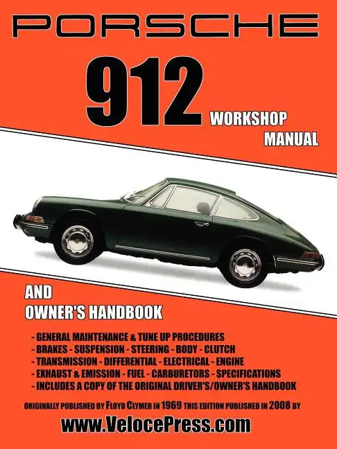 Porsche 912 Workshop Manual 1965-1968 - Paperback