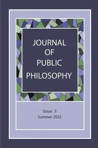 Journal of Public Philosophy: Issue 3 - Paperback
