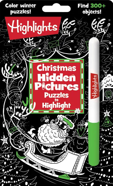 Christmas Hidden Pictures Puzzles to Highlight: Activity Book with Winter Puzzles, Over 300 Hidden Objects and Bright Highlighter Fun - Paperback