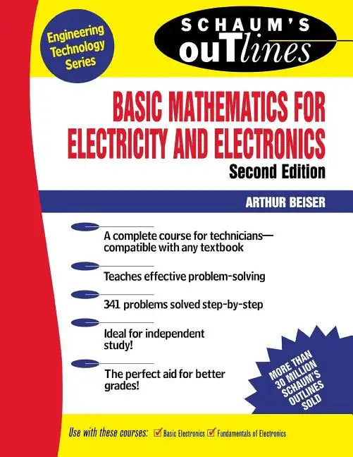 Schaum's Outline of Basic Mathematics for Electricity and Electronics - Paperback