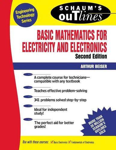 Schaum's Outline of Basic Mathematics for Electricity and Electronics - Paperback
