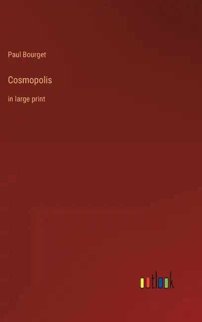 Cosmopolis: in large print - Hardcover