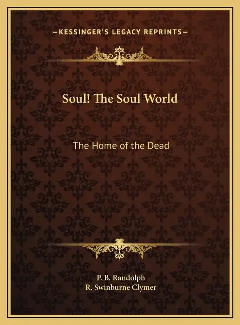 Soul! The Soul World: The Home of the Dead - Hardcover