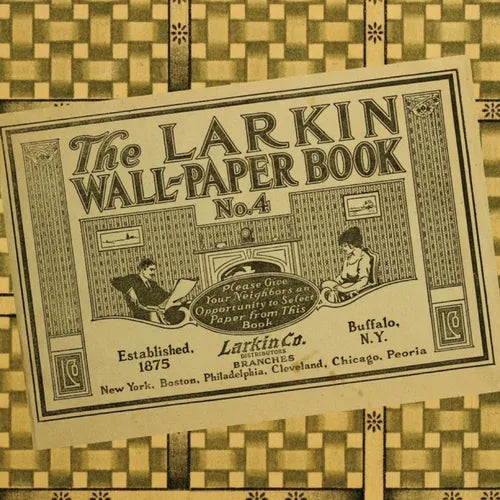 The Larkin Wall-Paper Book No. 4: Wallpaper Samples From The Early 1900s - Paperback