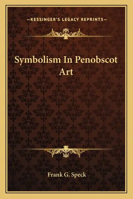 Symbolism in Penobscot Art - Paperback