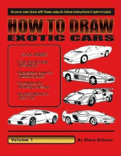 How to Draw Exotic Cars: Volume 1 - Paperback