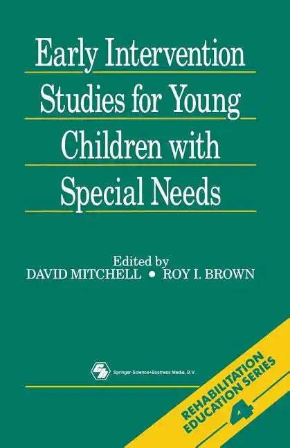 Early Intervention Studies for Young Children with Special Needs - Paperback