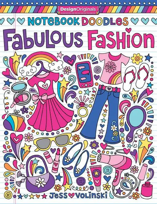 Notebook Doodles Fabulous Fashion: Coloring & Activity Book - Paperback