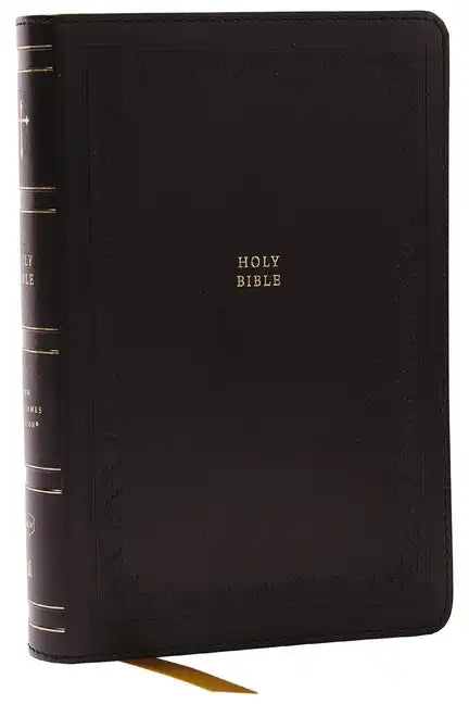 NKJV Compact Paragraph-Style Bible W/ 43,000 Cross References, Black Leathersoft, Red Letter, Comfort Print: Holy Bible, New King James Version: Holy - Imitation Leather