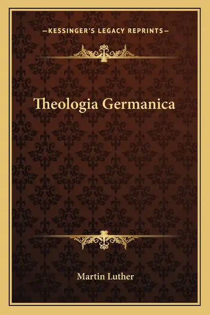 Theologia Germanica - Paperback