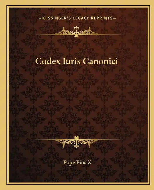 Codex Iuris Canonici - Paperback