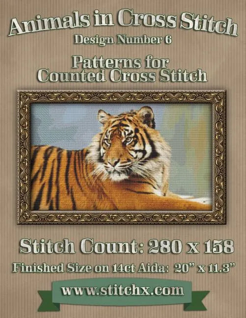Animals in Cross Stitch: Design Number 6 - Paperback