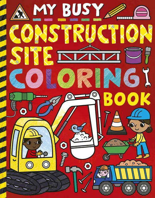 My Busy Construction Coloring Book - Paperback