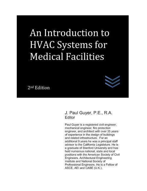 An Introduction to HVAC Systems for Medical Facilities - Paperback