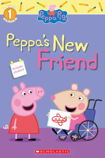 Peppa's New Friend (Peppa Pig Level 1 Reader with Stickers) - Paperback