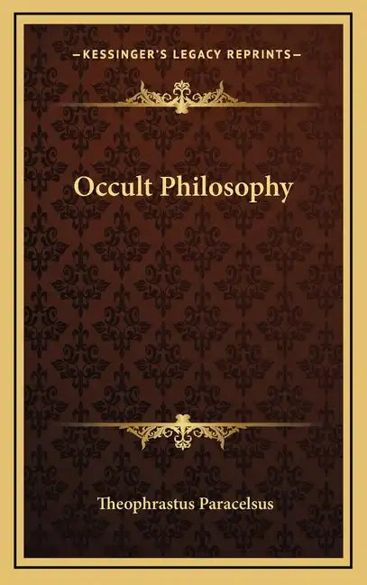 Occult Philosophy - Hardcover
