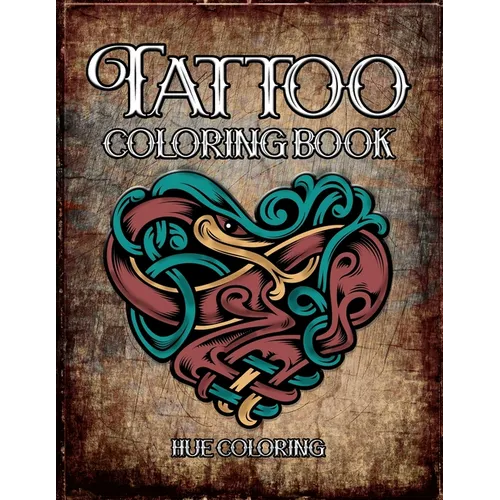 Tattoo Coloring Book: Modern Tattoo Designs - Paperback