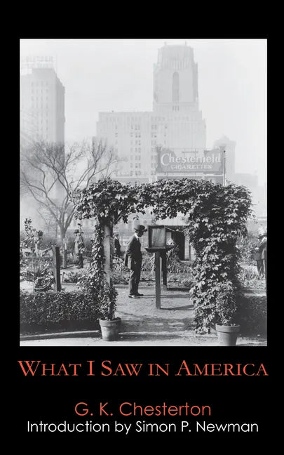 What I Saw in America - Paperback