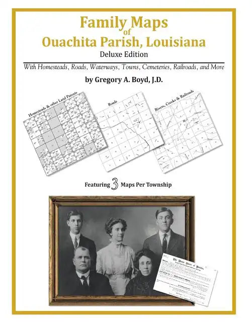 Family Maps of Ouachita Parish, Louisiana - Paperback