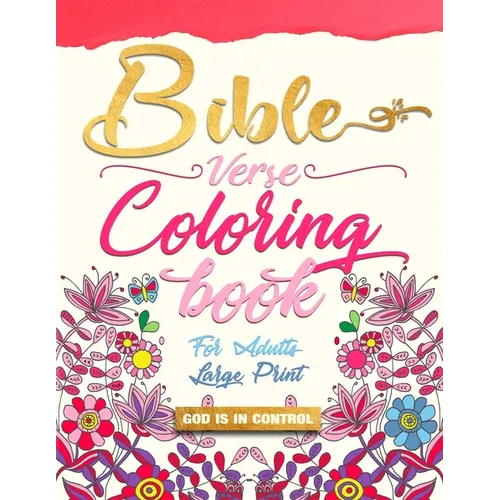 Bible Verse Coloring book for Adults Large Print - Paperback
