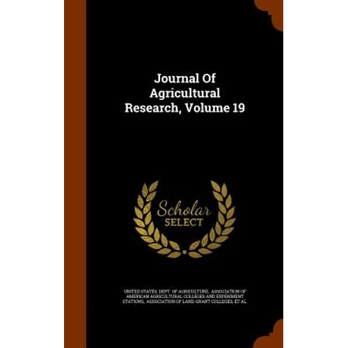 Journal Of Agricultural Research, Volume 19 - Hardcover