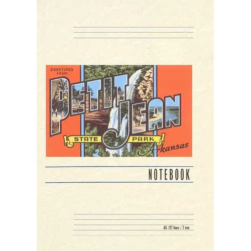 Vintage Lined Notebook Greetings from Petit Jean - Paperback